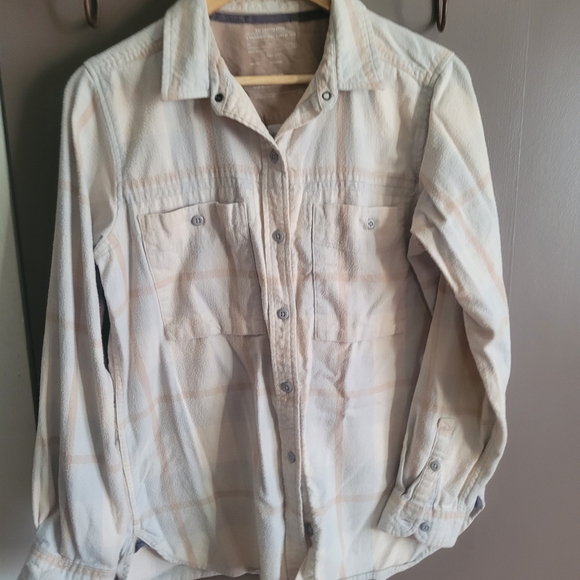 Cooperative Cotton Shirt with Gray Trim - Picture 1 of 5